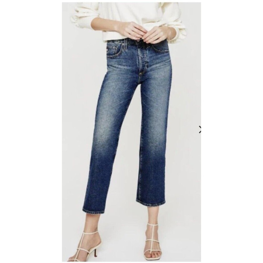 AG Adriano Goldschmied Jeans Sz 33 Kinsley 360° High Rise Pop Crop